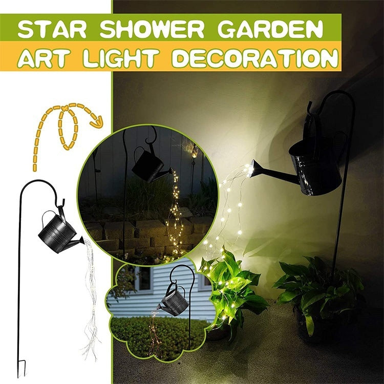Solar Kettle Copper Wire Light String Garden Decoration Light