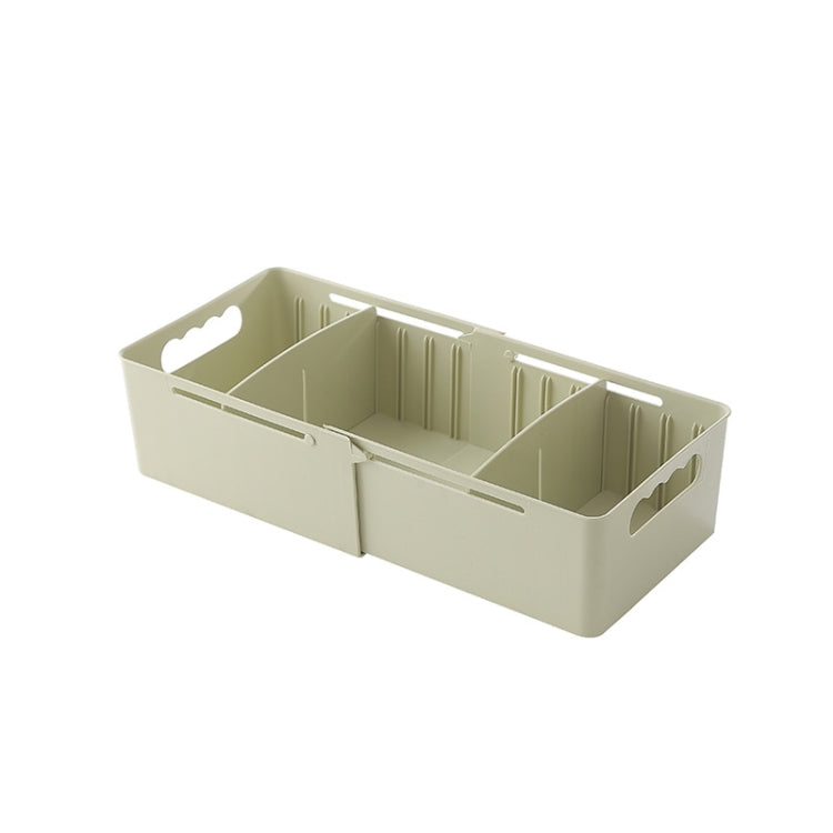 3 PCS 2568 Retractable Drawer Separation Desktop Storage Box Multi-Function Home Wardrobe Storage Partition Box