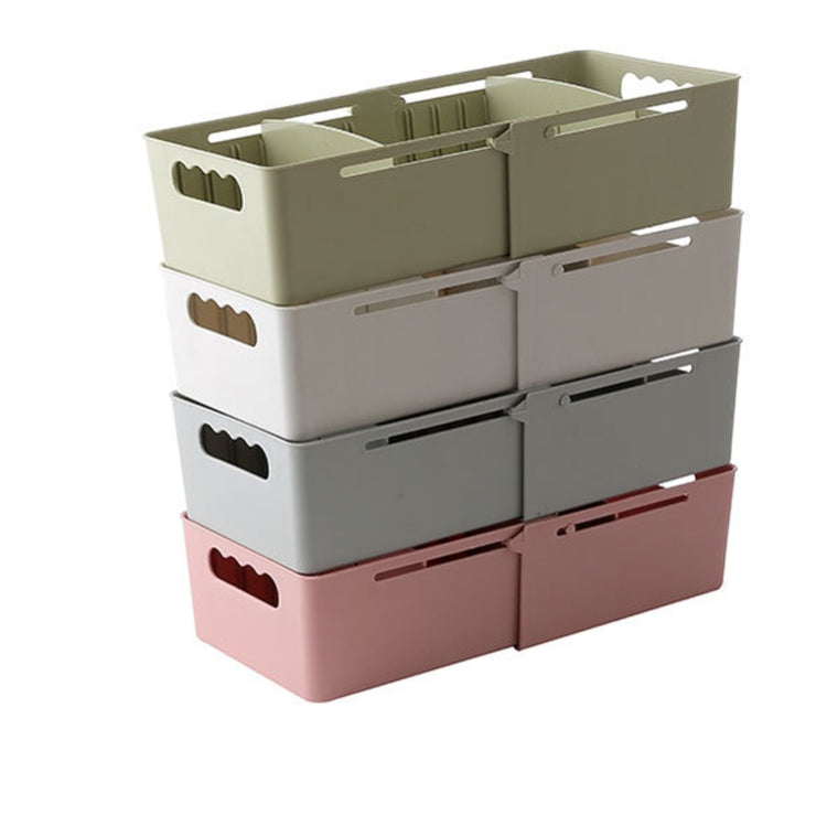 3 PCS 2568 Retractable Drawer Separation Desktop Storage Box Multi-Function Home Wardrobe Storage Partition Box