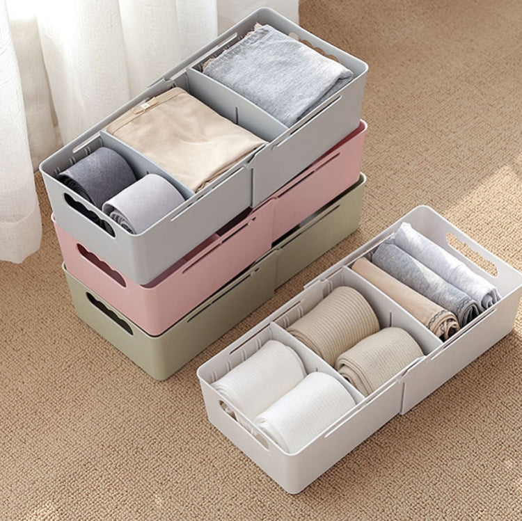 3 PCS 2568 Retractable Drawer Separation Desktop Storage Box Multi-Function Home Wardrobe Storage Partition Box