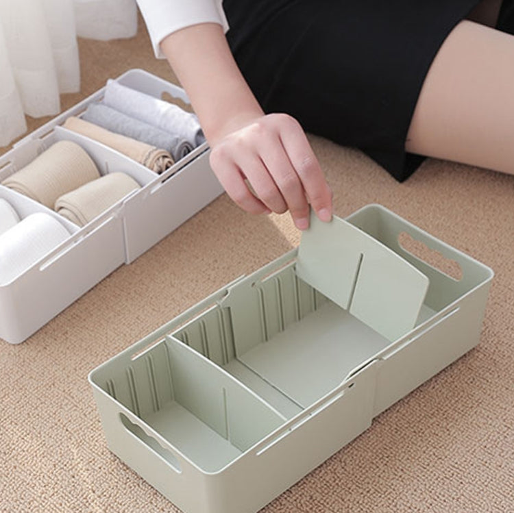 3 PCS 2568 Retractable Drawer Separation Desktop Storage Box Multi-Function Home Wardrobe Storage Partition Box