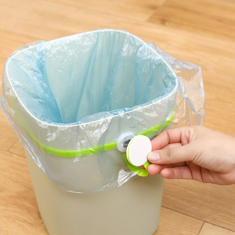 4 PCS Household Adjustable Silica Rubbish Bag Fixed Clip Garbage Bag Non-Slip Clamp Magnetic Buckle,Random Color Delivery