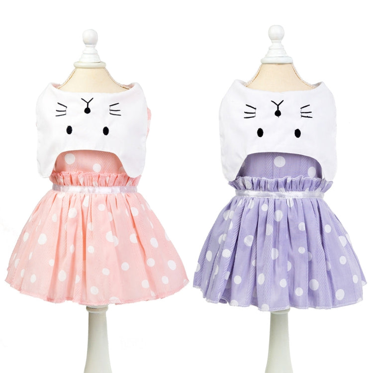 Pet Clothing Dog Cat Dress Spring And Summer Pet Skirt, Size: L