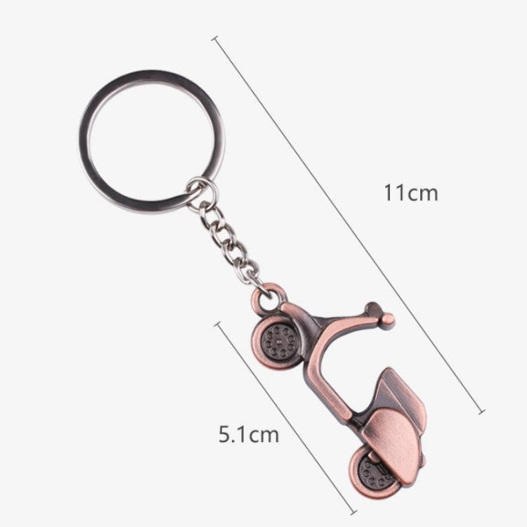 10 PCS Motorcycle Shape Keychain Car Metal Keychain
