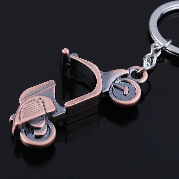 10 PCS Motorcycle Shape Keychain Car Metal Keychain