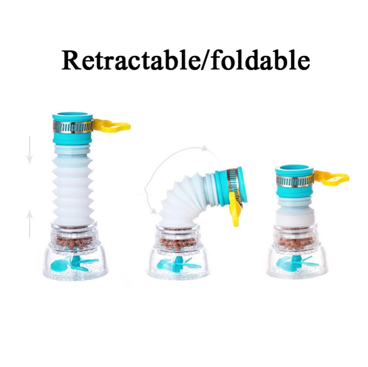 10 PCS Universal Faucet Pressurized Shower Nozzle Retractable Rotating Hot And Cold Dual-Use Splash-Proof Faucet