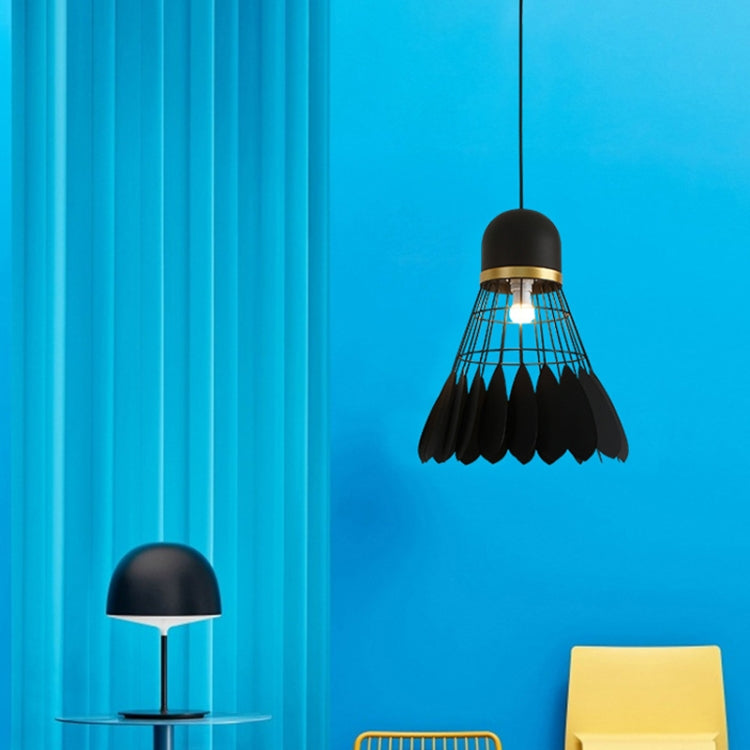 6523 Wrought Iron Badminton Restaurant Hanging Light Bar Bedroom Bedside Balcony Chandelier