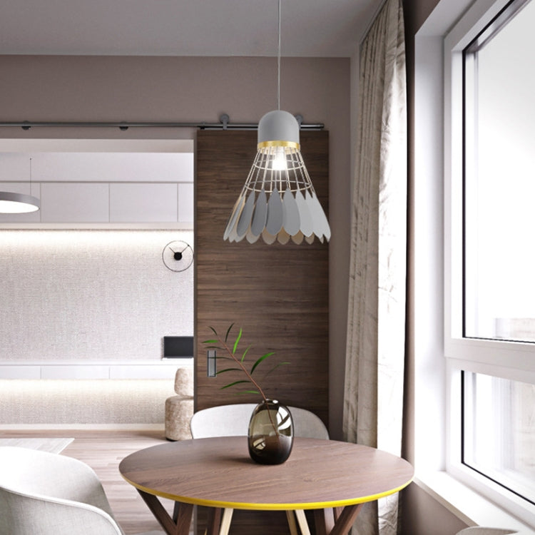 6523 Wrought Iron Badminton Restaurant Hanging Light Bar Bedroom Bedside Balcony Chandelier