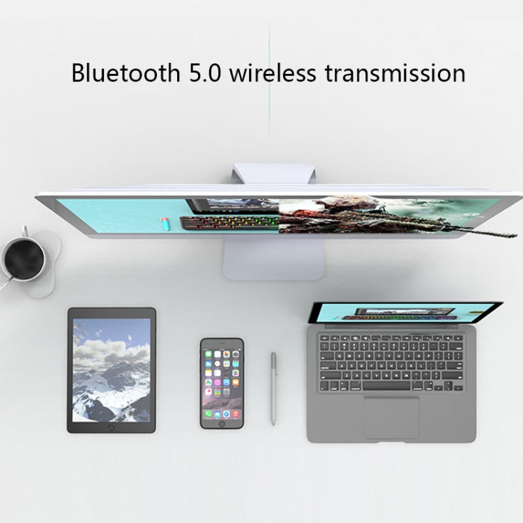 STK61 61-Keys Full-Key Non-Punch Bluetooth Wired Dual Modes Mechanical Keyboard, Cable Length: 1.6m