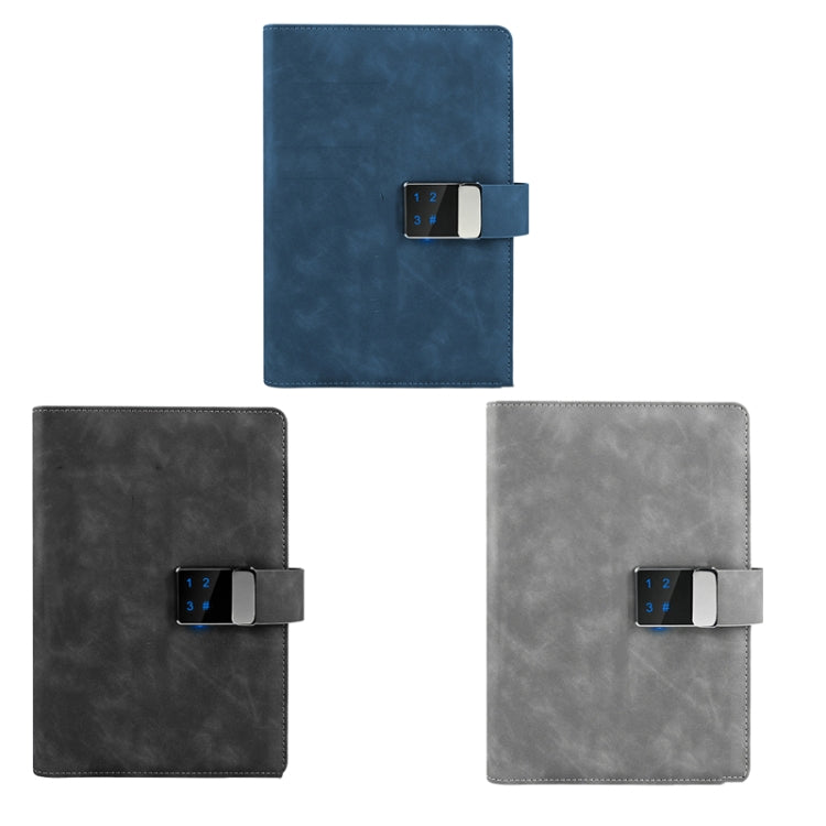 A5 Digital Password Lock Diary Re-erasable Paper Core Drawing Notebook, Specification: Without U Disk
