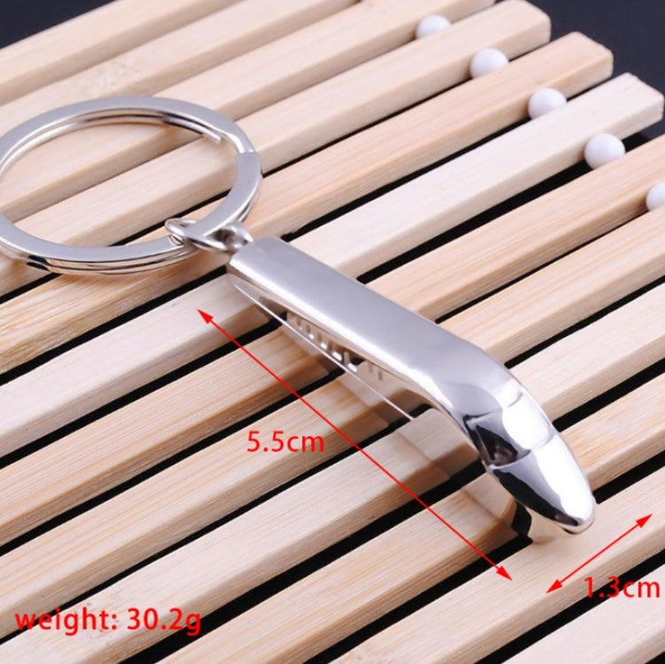 10 PCS Locomotive Shape Metal Keychain