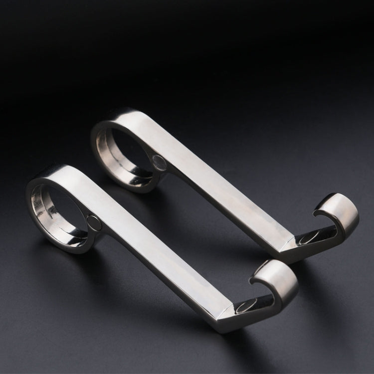 2 PCS Zinc Alloy Beer Bottle Opener Magnet Fridge Sticker