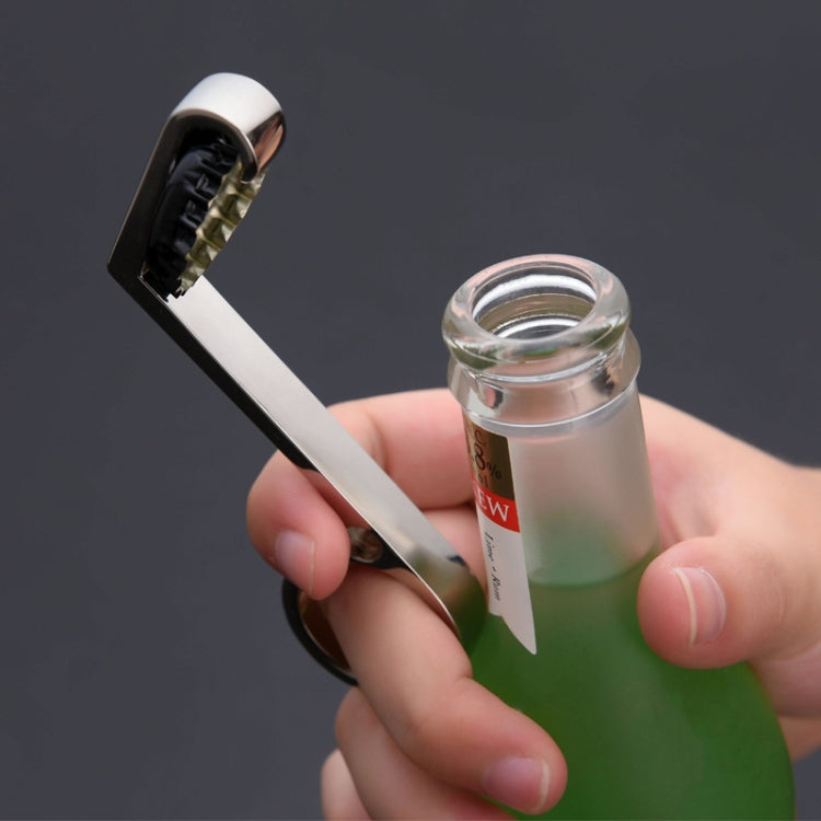 2 PCS Zinc Alloy Beer Bottle Opener Magnet Fridge Sticker