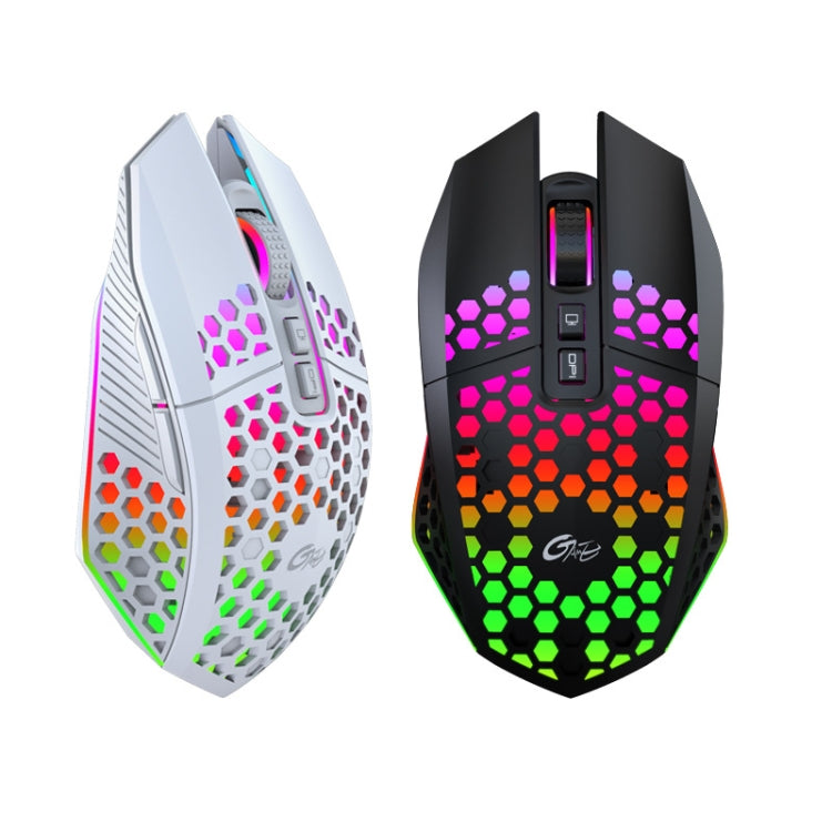 8 Keys 1200DPI Office Games Hollow Luminous Wireless Mouse
