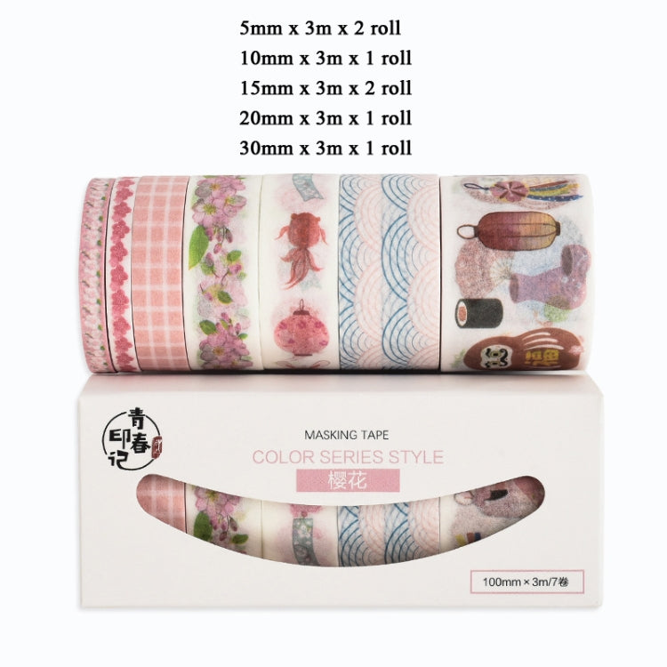 3 Sets Hand Account Sticker Cute Girl Salt Hand Account Decoration Tape Diy Sticker Set