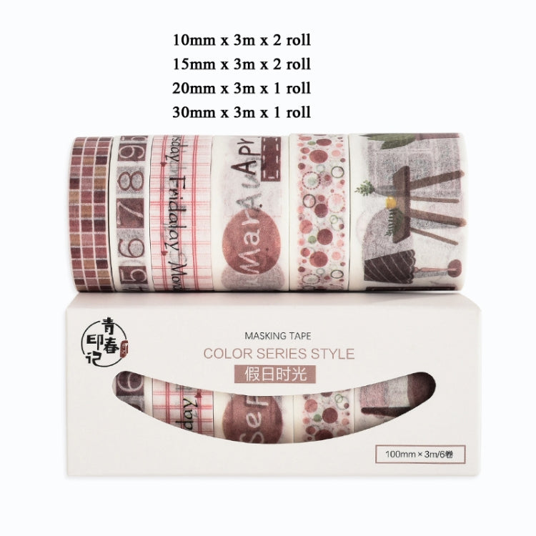 3 Sets Hand Account Sticker Cute Girl Salt Hand Account Decoration Tape Diy Sticker Set
