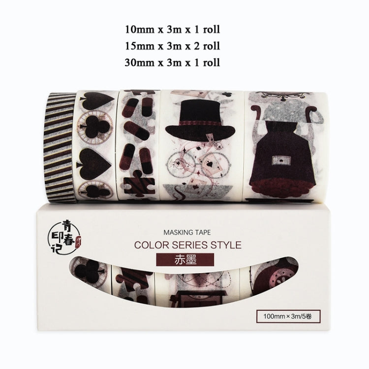 3 Sets Hand Account Sticker Cute Girl Salt Hand Account Decoration Tape Diy Sticker Set
