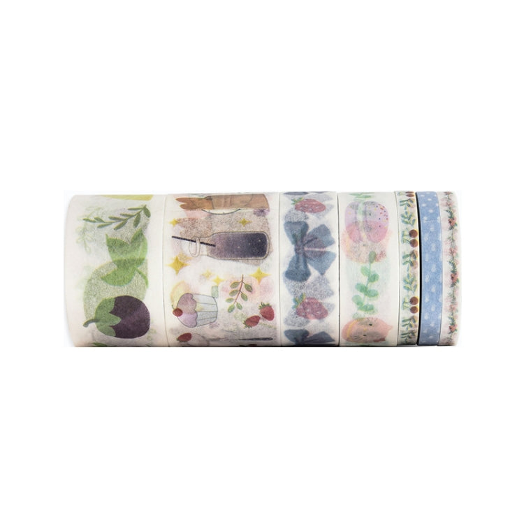 3 Sets Hand Account Sticker Cute Girl Salt Hand Account Decoration Tape Diy Sticker Set