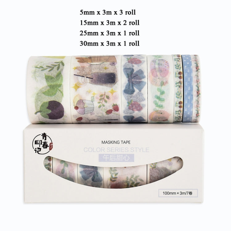 3 Sets Hand Account Sticker Cute Girl Salt Hand Account Decoration Tape Diy Sticker Set