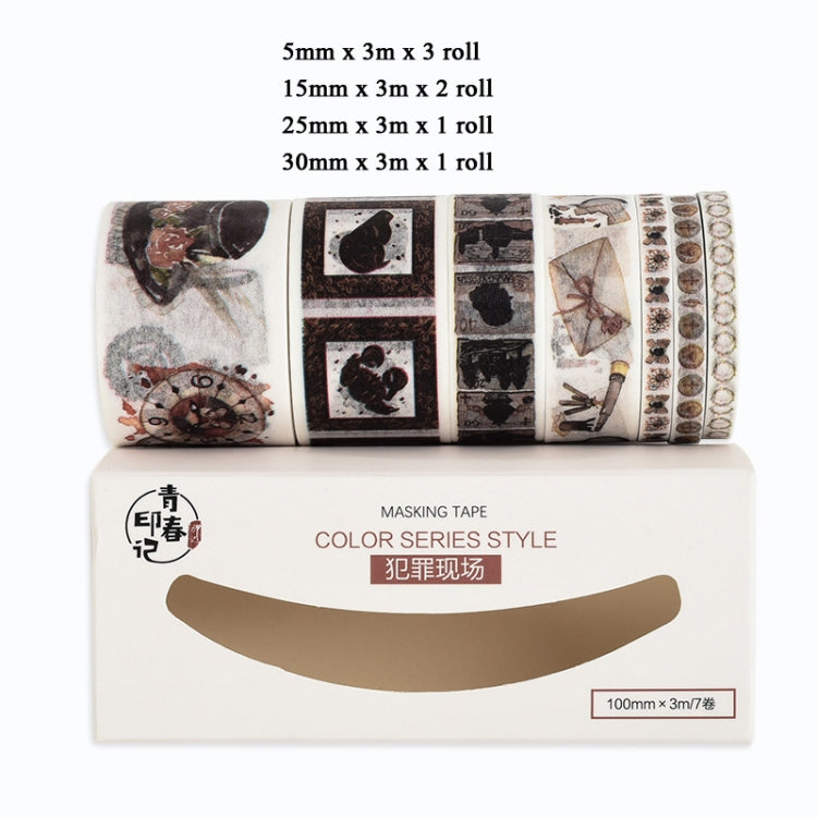 3 Sets Hand Account Sticker Cute Girl Salt Hand Account Decoration Tape Diy Sticker Set