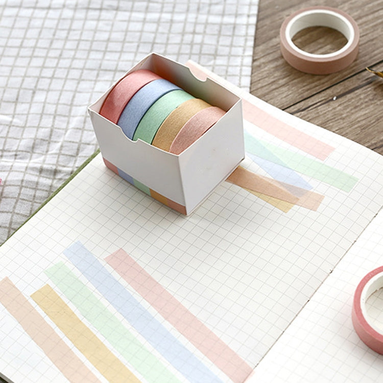 3 Boxes 10mmx5m Tearable Sticker Handbook DIY Tool Decoration Style: