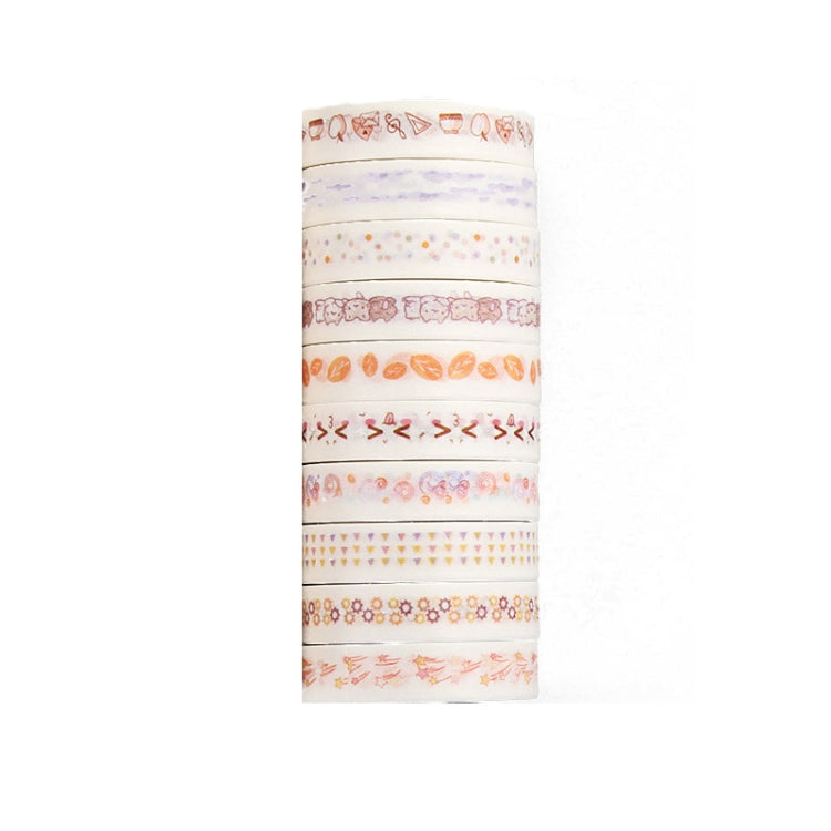 3 PCS Simple Washi Tape Set Hand Account Decoration Sticker