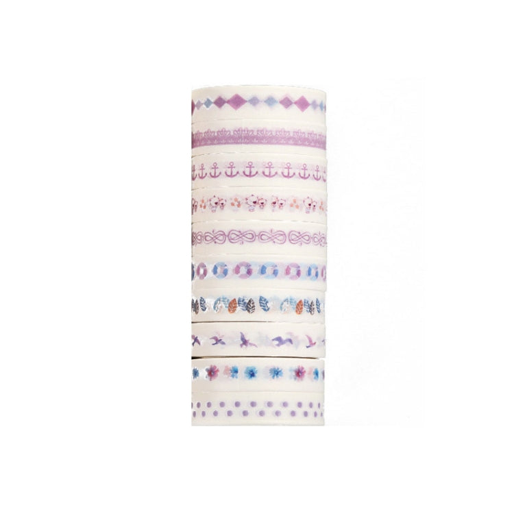 3 PCS Simple Washi Tape Set Hand Account Decoration Sticker