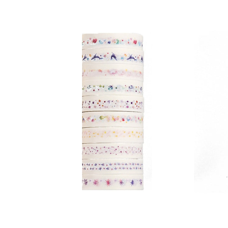 3 PCS Simple Washi Tape Set Hand Account Decoration Sticker