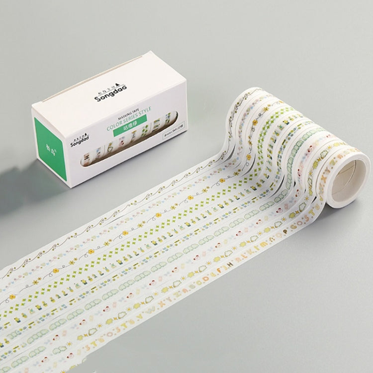 3 PCS Simple Washi Tape Set Hand Account Decoration Sticker