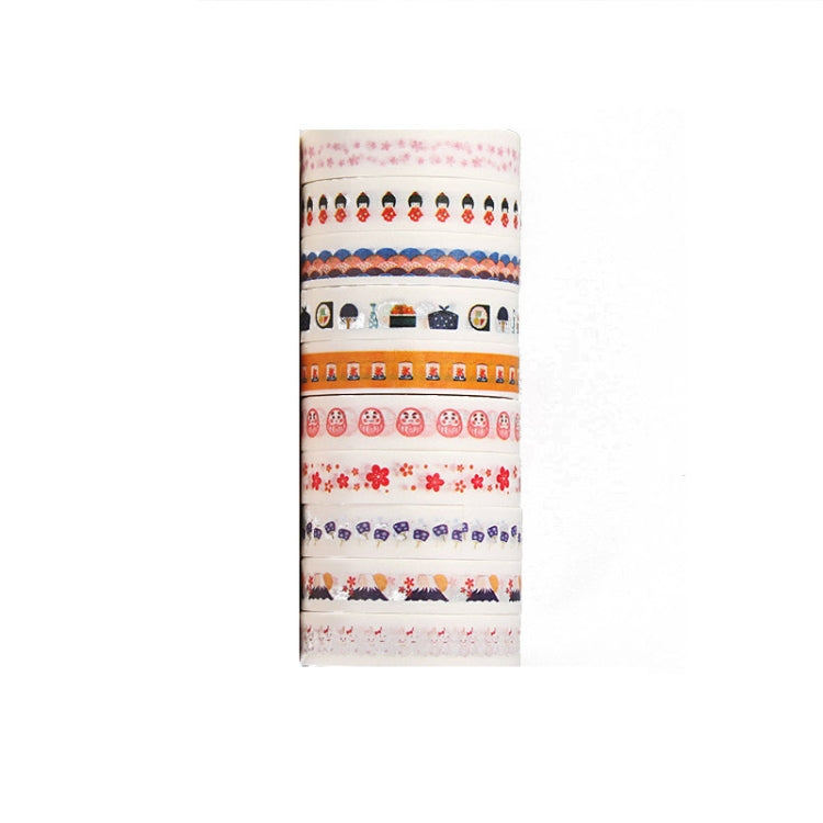 3 PCS Simple Washi Tape Set Hand Account Decoration Sticker