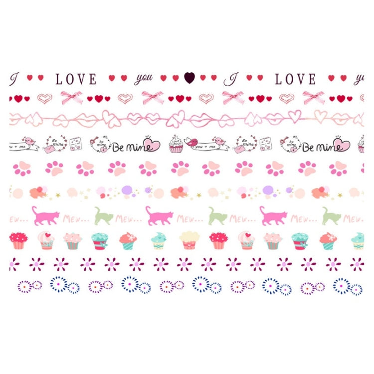 3 PCS Simple Washi Tape Set Hand Account Decoration Sticker