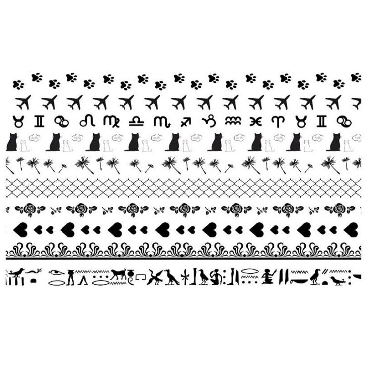 3 PCS Simple Washi Tape Set Hand Account Decoration Sticker