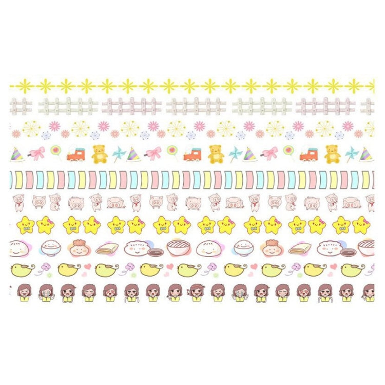 3 PCS Simple Washi Tape Set Hand Account Decoration Sticker