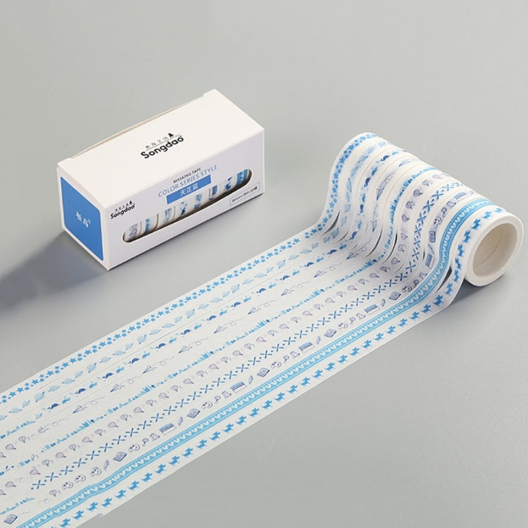 3 PCS Simple Washi Tape Set Hand Account Decoration Sticker