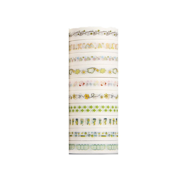 3 PCS Simple Washi Tape Set Hand Account Decoration Sticker