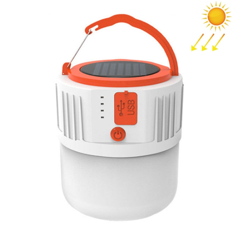20W Emergency Lighting LED Hanging Lights Solar Charging Outdoor Camping Light, Support USB Output