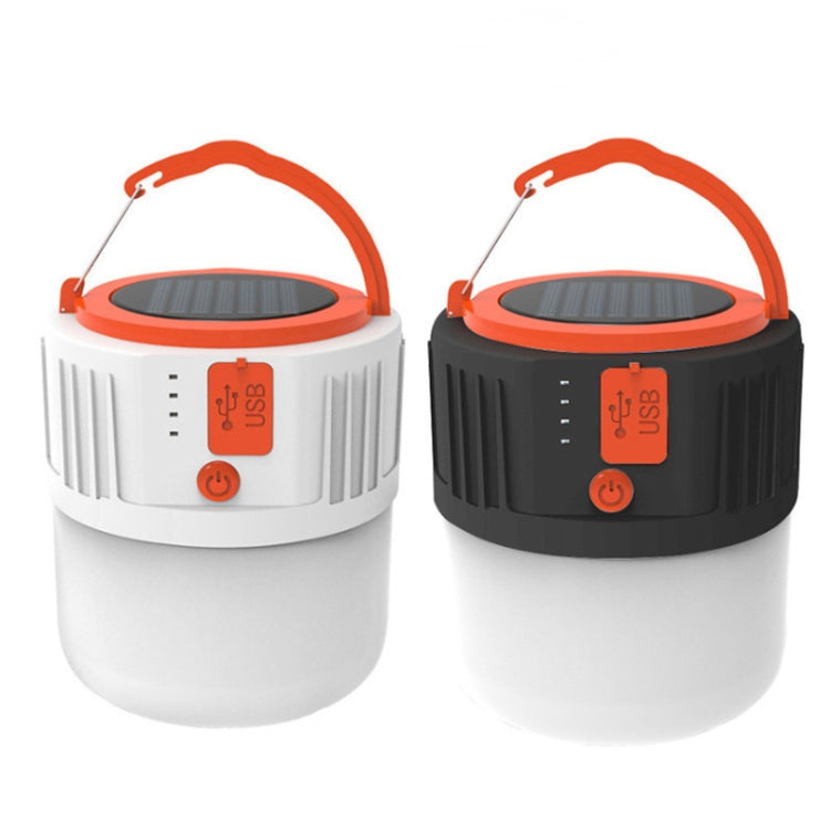 20W Emergency Lighting LED Hanging Lights Solar Charging Outdoor Camping Light, Support USB Output