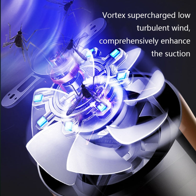 KH01 USB Mosquito Killer Indoor Photocatalyst Mosquito Trap(Cyan)
