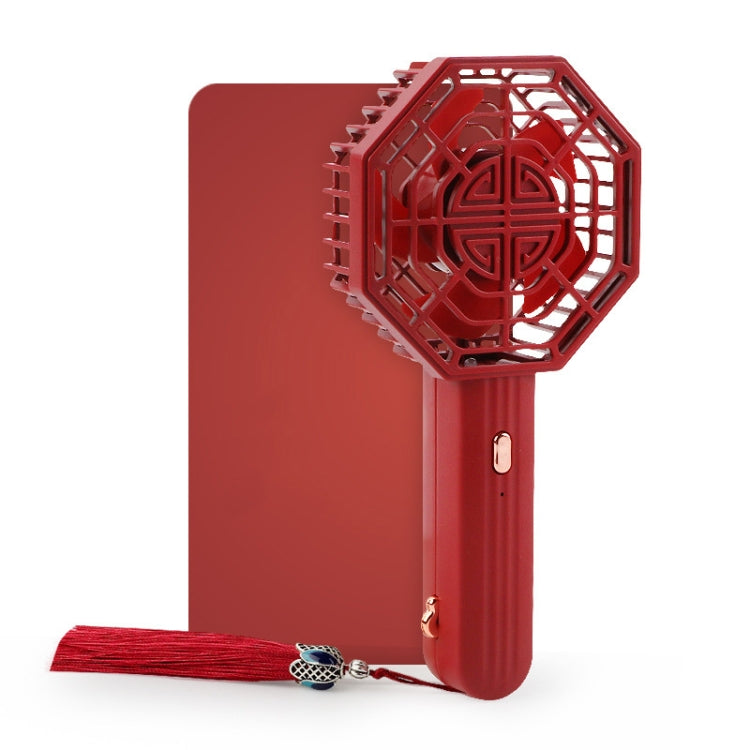 UP030 Mini Handheld Fan Retro Portable Silent Small Fan
