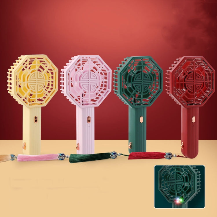 UP030 Mini Handheld Fan Retro Portable Silent Small Fan