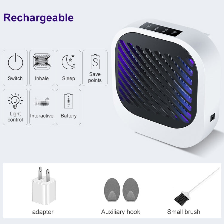 Household Mosquito Swatter And Mosquito Lamp Inhalation Type Outdoor Mosquito Repellent, Colour: Charge Version