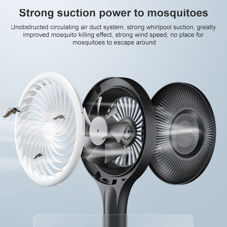 Household Mosquito Swatter And Mosquito Lamp Inhalation Type Outdoor Mosquito Repellent, Colour: Mosquito Swatter Black