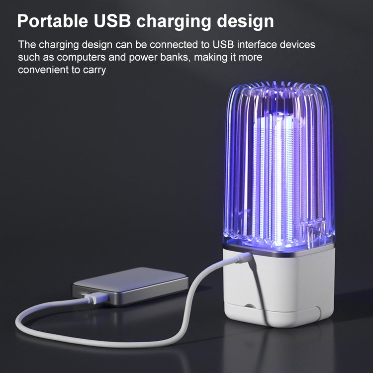 Household Mosquito Swatter And Mosquito Lamp Inhalation Type Outdoor Mosquito Repellent, Colour: Charge Remote Black