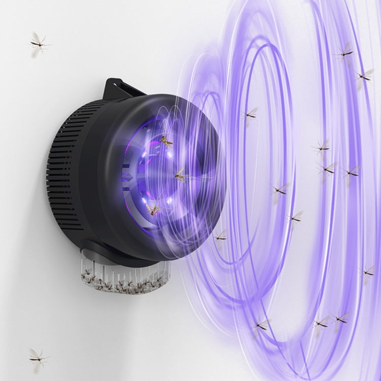 Home Mute Mosquito Killer High-Efficiency Inhalation USB Physical LED Mosquito Killer(Black)