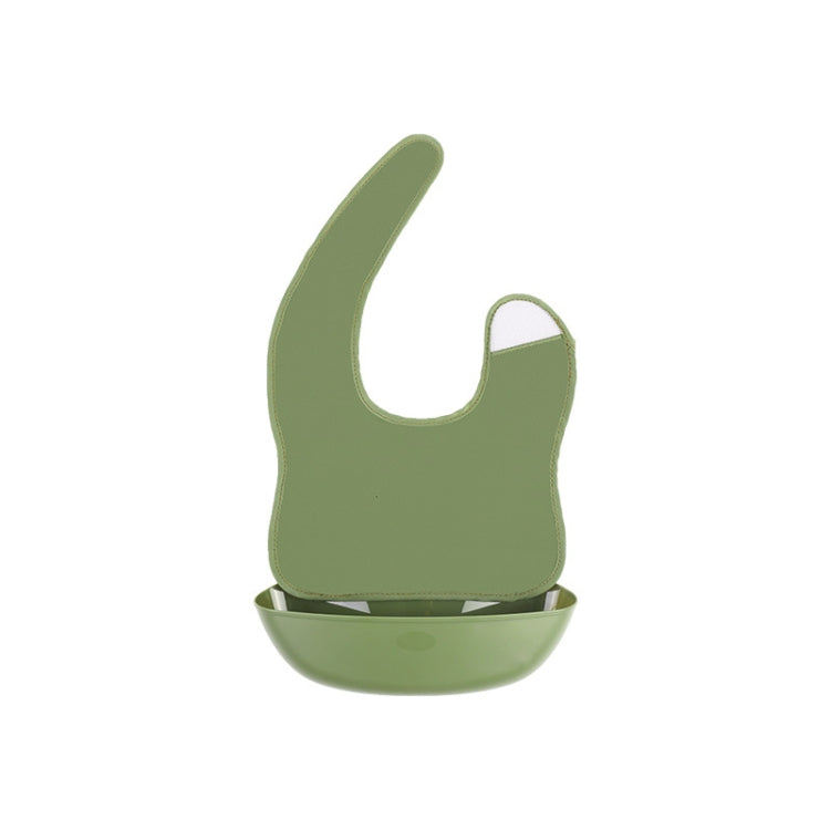 Baby Easy Clean Eating Bib Stereo Waterproof Ultra-light Rice Pocket