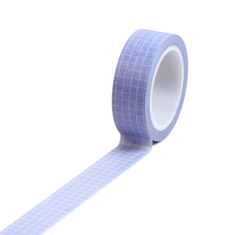 10 PCS Simple Manual Decorative Stickers Plaid Material Tape