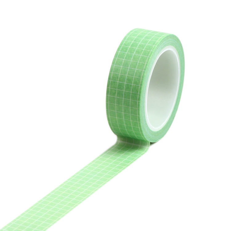 10 PCS Simple Manual Decorative Stickers Plaid Material Tape