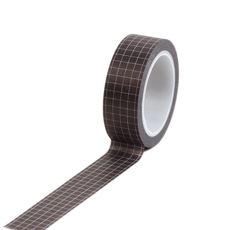 10 PCS Simple Manual Decorative Stickers Plaid Material Tape