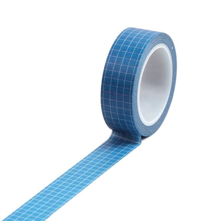 10 PCS Simple Manual Decorative Stickers Plaid Material Tape