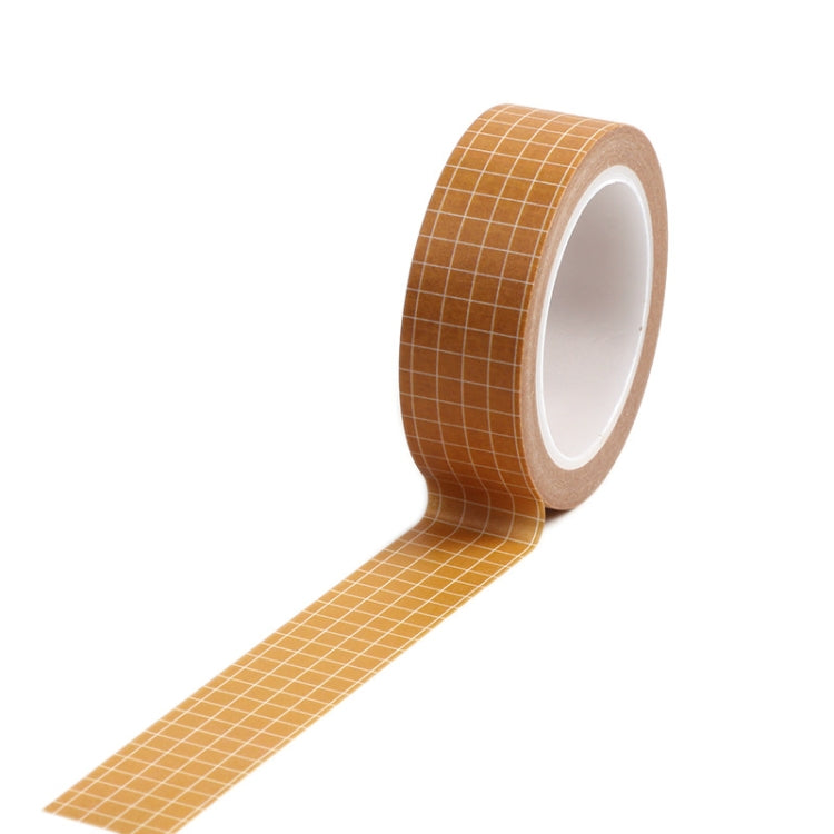 10 PCS Simple Manual Decorative Stickers Plaid Material Tape